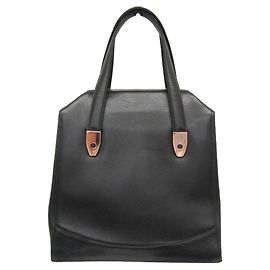 Borsa in pelle e metallo per donna Valextra Nero D'oro