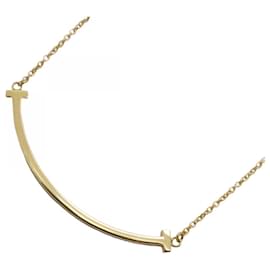 Tiffany & Co-Colar Tiffany T Smile Pequeno em Ouro Amarelo 18K-Outro