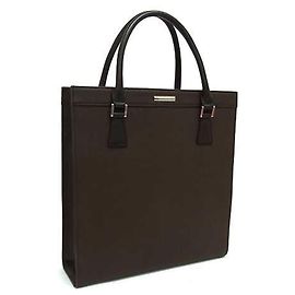 Burberry braune Leder-Handtasche Braun