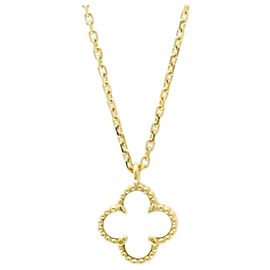 Collar Péndulo Sweet Alhambra de Van Cleef & Arpels Dorado