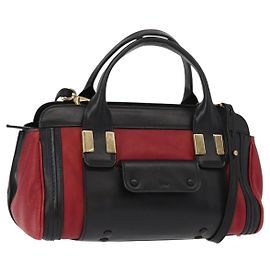 Chloé Sac à main en cuir Chloe Alice moyen Rouge