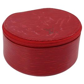 Pochette Ecrin Bijoux en cuir Epi Louis Vuitton Rouge