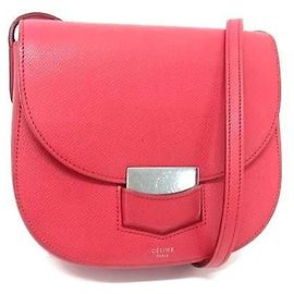 Céline Celine Trotter Small Shoulder Bag Red