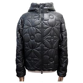 QUILTED-COAT MIT KAPUZE LOUIS VUITTON HMB47W 44 S Schwarz