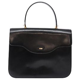 Bally Handbag Leather Black
