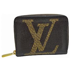 Louis Vuitton-Louis Vuitton Monogram Giant Zippy Coin Purse-Brown