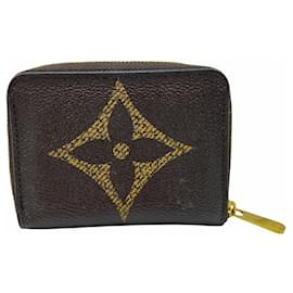Louis Vuitton-Louis Vuitton Monogram Giant Zippy Coin Purse-Brown