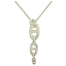 Hermès Hermes Chaine d'Ancre Silver 925 Necklace Other