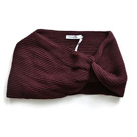 Sciarpa avvolta torcigliata Christian Dior x Raf Simons Pre-Fall 2014 Prugna