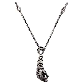 Gucci-Gucci Tiger Head Interlocking G Necklace-Other