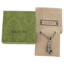 Gucci-Gucci Tiger Head Interlocking G Necklace-Other