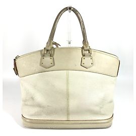 Sac à main Lockit MM Suhali de Louis Vuitton Blanc