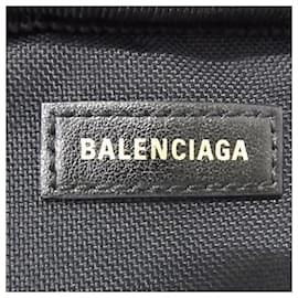Balenciaga-Pochete Balenciaga Explorer para Ombro-Preto,Azul marinho