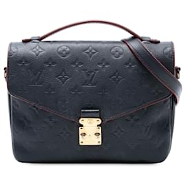 Louis Vuitton-Pochette Metis Monograma Empreinte Azul Louis Vuitton-Azul,Azul marinho