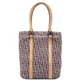 Dior-Dior Brown Diorissimo Trotter Canvas Tote-Brown