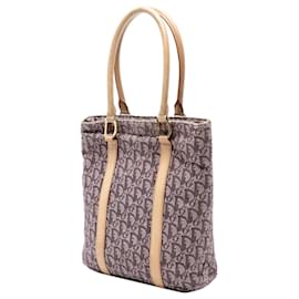 Dior-Dior Brown Diorissimo Trotter Canvas Tote-Brown