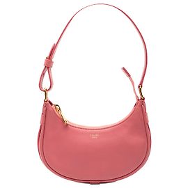 Céline Bolsa de Ombro Ava em Couro Rosa Celine Rosa