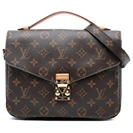 Louis Vuitton-Pochette Metis Monograma Marrom Louis Vuitton-Marrom