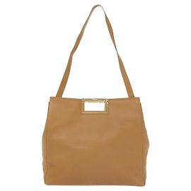 Borsa a Spalla in Pelle Salvatore Ferragamo Beige