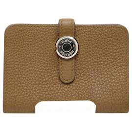 Porte-cartes Dogon Hermès Marron