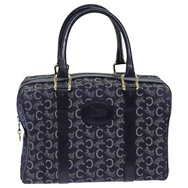 Céline Borsa Boston C Sulky in tela Celine Blu navy