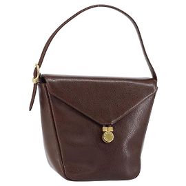 Bolsa de Ombro em Couro Givenchy Marrom