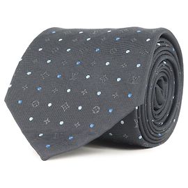 Louis Vuitton Monogram Dot Silk Cravate Tie Other