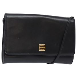 Borsa a spalla Givenchy Vintage 4G in pelle Nero
