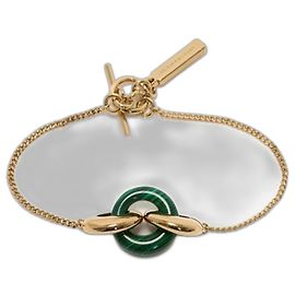 Victoria Beckham Resin lapis Doré Vert