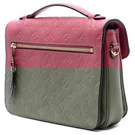 Louis Vuitton-Louis Vuitton Pink Monogram Empreinte Pochette Metis-Pink,Other