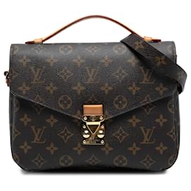 Louis Vuitton-Louis Vuitton Brown Monogram Pochette Metis-Brown