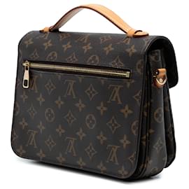 Louis Vuitton-Louis Vuitton Brown Monogram Pochette Metis-Brown