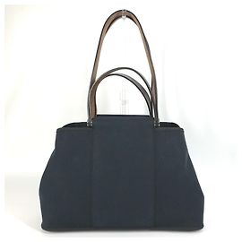 Hermès HERMES Cabag Elan PM Shoulder Bag/Tote Bag Navy blue