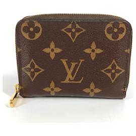 Louis Vuitton-Louis Vuitton Monogram Zippy Coin Purse-Brown,Monogram