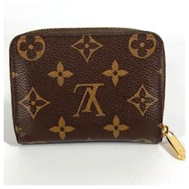Louis Vuitton-Louis Vuitton Monogram Zippy Coin Purse-Brown,Monogram