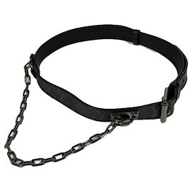 Cinturón de Cadena Santur Signature Monogram Eclipse Louis Vuitton Negro