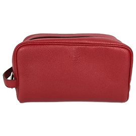 Fendi Red Leather Clutch Bag Red