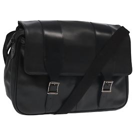 Borsa Messenger in Pelle Versace Nero
