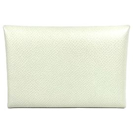 Monedero de cuero Epsom verde claro Hermès Verde claro