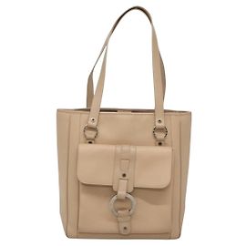 Bulgari Bvlgari Vintage Leather Beige