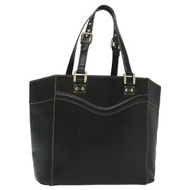 Gucci Tote Bag Leather Black