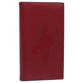 Hermès Hermes Agenda A6 Day Planner Housse Leather Red