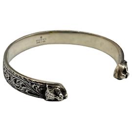 Gucci-Gucci Interlocking Cat Head/Tiger Head Bangle-Other