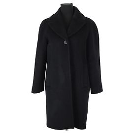 Tara Jarmon Black Wool Coat Black