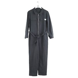 Autre Marque Anthracite Cotton Jumpsuit Dark grey