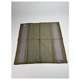 Sciarpa Striata Vintage Dior Verde Viola Verde