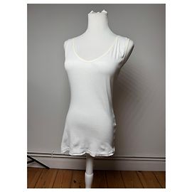 Haut en coton vintage Issey Miyake blanc M Blanc