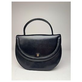 Bolsa de couro vintage Givenchy preta Preto