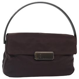Sac à main vintage Prada Tessuto Marron
