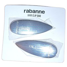 2 fermagli per capelli Paco Rabanne Argento